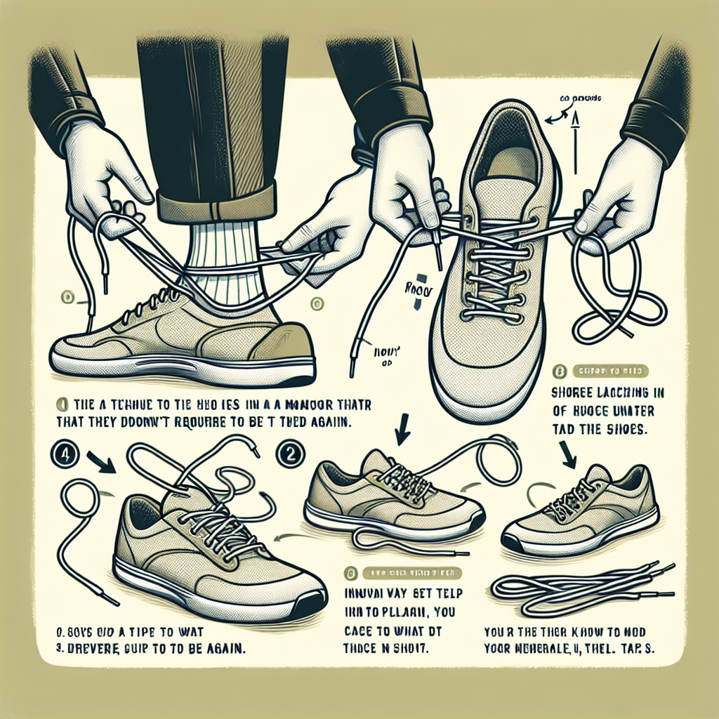 Как завязать шнурки, чтобы их не завязывать